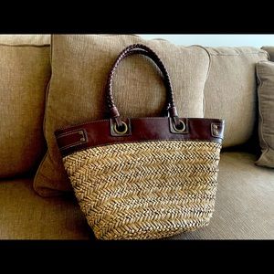 Straw bag